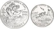 USA Silber 50 Jahre D-Day 1 Dollar und Half Dollar -