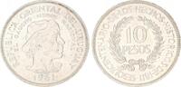 Uruguay 10 Pesos Silber Uruguay 10 Pesos 1961 -