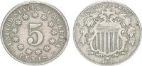 USA 5 Cents USA 5 Cent NICKEL 1872 SHIELD -