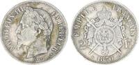 Frankreich 2 Francs Silber Napoleon III. -