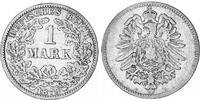 Kaiserreich 1 Mark Silber J.9 -