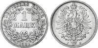 Kaiserreich 1 Mark Silber J.9 -