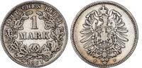 Kaiserreich 1 Mark Silber J.9 -