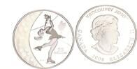 Kanada 25 Dollars Silber XXI. Olympischen Winterspiele, Vancouver 2010 - Eiskunstlauf -