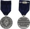 Deutschland Medaille Silber Für Treue Mitarbeit 25 Jahre -