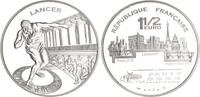 Frankreich 1 1/2 Euro Silber Kugelstoßen -