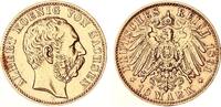 Sachsen 10 Mark Gold Albert J.263 -