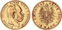 Preußen 10 Mark Gold Wilhelm I. J.245 -