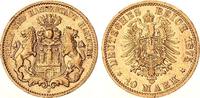 Kaiserreich - Hamburg 10 Mark Gold J.209 -
