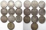 Dt. Reich / Kaiserreich 1 Mark Lot 10 Stück ! 1 Mark Kursmünzen J.17 großer Adler 1892 - 1915 -