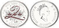Kanada 25 Cents Stolz -