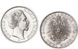 Deutsches Kaiserreich - Bayern 2 Mark Silber Ludwig II. J. 41 -
