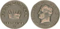 Italien - Napoleon 1 Centesimo Italien Centesimo Venetien Napoleon Imperator -