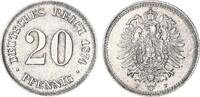 Kaiserreich, Dt. Reich 20 Pfennig Silber J.5 * -