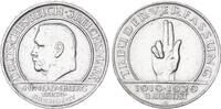 Weimarer Republik 3 Mark Silber Schwurhand 10 Jahre Verfassung, J. 340 -