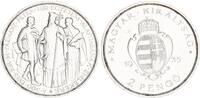Ungarn 2 Pengo Silber 300. Jahrestag der Gründung der Universität Pazmany -