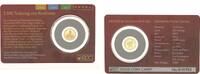 D.R. Kongo 10 Francs Gold 0,5g 2500 Todestag von Konfuzius -