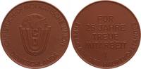 Deutschland Porzellan Medaille 25 J. Treue Mitarbeit CDU Meissen Medaille 25 J. Treue Mitarbeit CDU (1) -