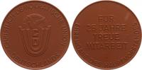 Deutschland Porzellan Medaille 25 J. Treue Mitarbeit CDU Meissen Medaille 25 J. Treue Mitarbeit CDU -