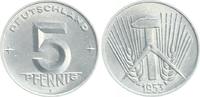Deutschland / DDR 5 Pfennig 5 Pfennig DDR 1953 E, prfr-St. (3) -