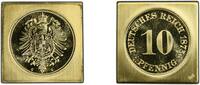 Germany-Federal Rep "10 Pfg" 1873-G (1973) 10 Pfennig Klippe in Gold zur 100 Jährigen Firmen Jubiläum VDM -