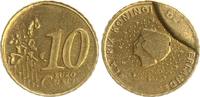 Niederlande 10 Cent Fehlprägung mit gebrochenem Stempel gepr. Niederlande Fehlprägung: 10 Cent ohne Jahr,mit gebrochenem Stempel geprägt,prfr. -