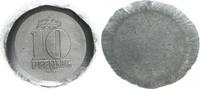 DDR 10 Pfennig Produktionsprobe DDR, Probe 10 Pfennig 1963 Blei-Zinn Schrötling Unikat !!! -