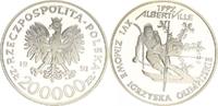 Polen 200000 Zloty Silber XVI. Olympische Winterspiele, Albertville 1992 - Skifahren -