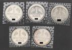 Deutschland 1 DM 1995 ADFGJ 1 DM 1995 A,D,F,G,J  5 Münzen komplett Stemp... 82.36 £  +  17.30 £ shipping