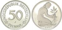 Deutschland 50 Pfennig BRD 50 Pfennig 1987 J PP -