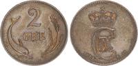 Dänemark 2 Öre Dänemark 2 Öre 1874 Christian IX f.vz -