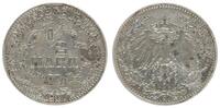 Kaiserreich Deutschland 1/2 Mark Deutsches Kaiserreich, 1/2 Mark Silber 1907 J -