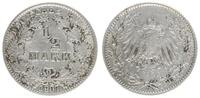 Kaiserreich Deutschland 1/2 Mark Deutsches Kaiserreich, 1/2 Mark Silber 1907 J -