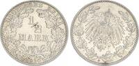 Kaiserreich Deutschland 1/2 Mark Deutsches Kaiserreich, 1/2 Mark Silber 1914 J -