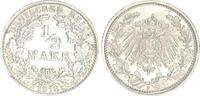 Kaiserreich Deutschland 1/2 Mark Deutsches Kaiserreich, 1/2 Mark Silber 1918 F -