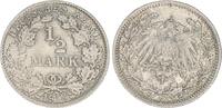 Kaiserreich Deutschland 1/2 Mark Deutsches Kaiserreich, 1/2 Mark Silber 1918 F -