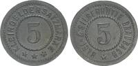 Braubach - Wertmarke 5 Pfennig Wertmarke 5 Pfennig Kriegsmünze Blei- und Silberhütte Braubach , Wertmarke -