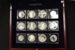 Europa Silbermünzen Sammlung Europa 13 Silbermünzen darunter 1000 korun -