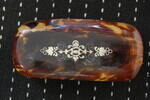England Schildpatt-Dose Jugendstil Schildpatt-Dose Jugendstil H 28mm, B 94mm, T 43mm mit Silbereinlegearbeit -