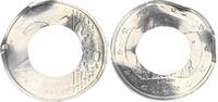 Deutschland - BRD 2 Euro Fehlprägung 2 Euro Bayern beprägter Ring ohne Innenteil,fast ohne Randschrift, Riffelrand -