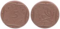 Deutschland / Kaiserreich / Probeprägung 5 Mark Sachsen Motivprobe Porzellan Sachsen 5 Mark 1920 Motivprobe in Meissner Porzellan -
