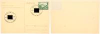 3. Reich Postkarte Postkarte ohne Motive mit Sonderstempel -