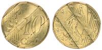 Frankreich 10 Cent Probe Frankreich 10 Cent Probe 1999 mit feinem Riffelrand prägefrisch, entwertet -