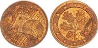 Deutschland 2 Cent auf 1 Cent Fehlprägung 2 Cent 2010 F auf 1 Cent Rohling !!! -