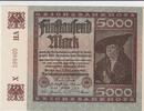 Deutschland 5000 Mark 5000 Mark vom 2. Dezember 1922 -