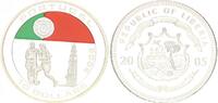Liberia 10 Dollar Farbmünze, Portugal, 10 Dollars, mit Echtheits-Zertifikat -