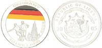 Liberia 10 Dollar Farbmünze, Germany, 10 Dollars, mit Echtheits-Zertifikat -