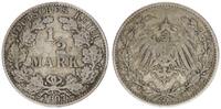 Kaiserreich Deutschland 1/2 Mark 1/2 Mark Silber 1907 J -