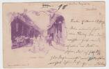 Kaiserreich Postkarten Ausland Postkarte Asienreise Kolonien Asienreise / China/Shanghai Chinese Street, gelaufen n. Bad Harzburg -