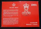 Dänemark Kursmüntzensatz KMS 1991 25 Öre - 20 Kroner -